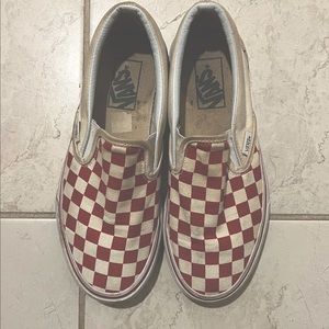 Slip on red vans